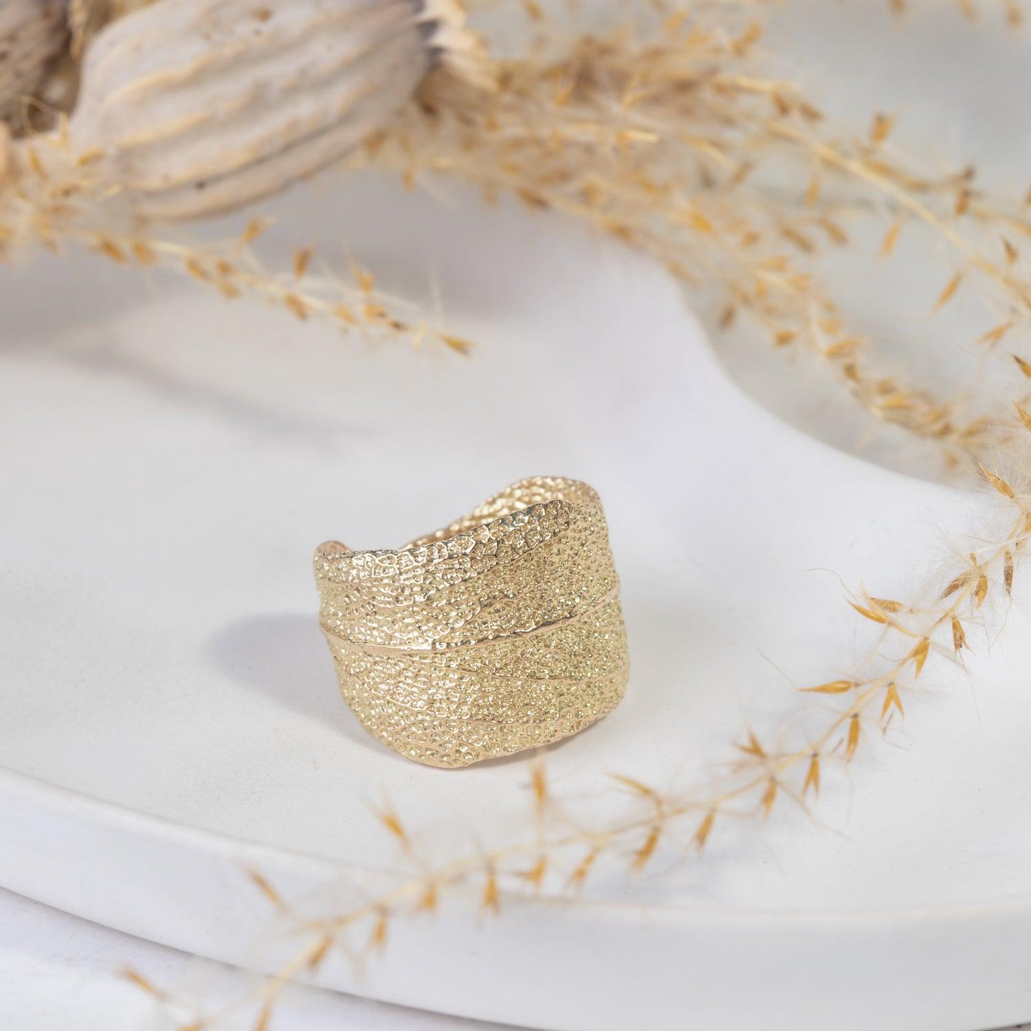 14k Gold Sage Ring - Kat Cadegan