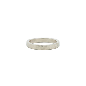 Pebble 3mm Sterling Silver Wedding Band