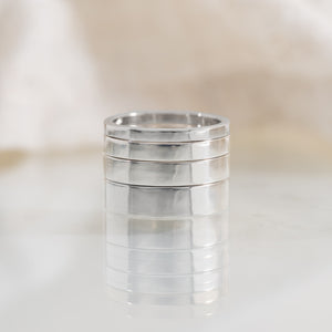 Classic 5mm Sterling Silver Wedding Band - Kat Cadegan Jewellery