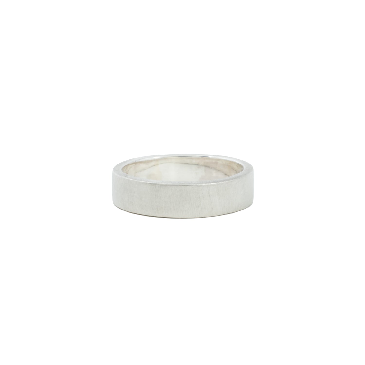 Classic 5mm Sterling Silver Wedding Band - Kat Cadegan Jewellery