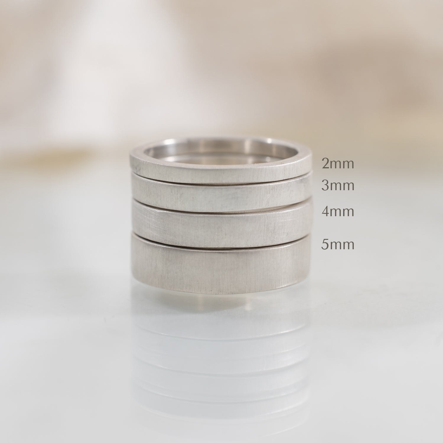 Classic 5mm Sterling Silver Wedding Band - Kat Cadegan Jewellery