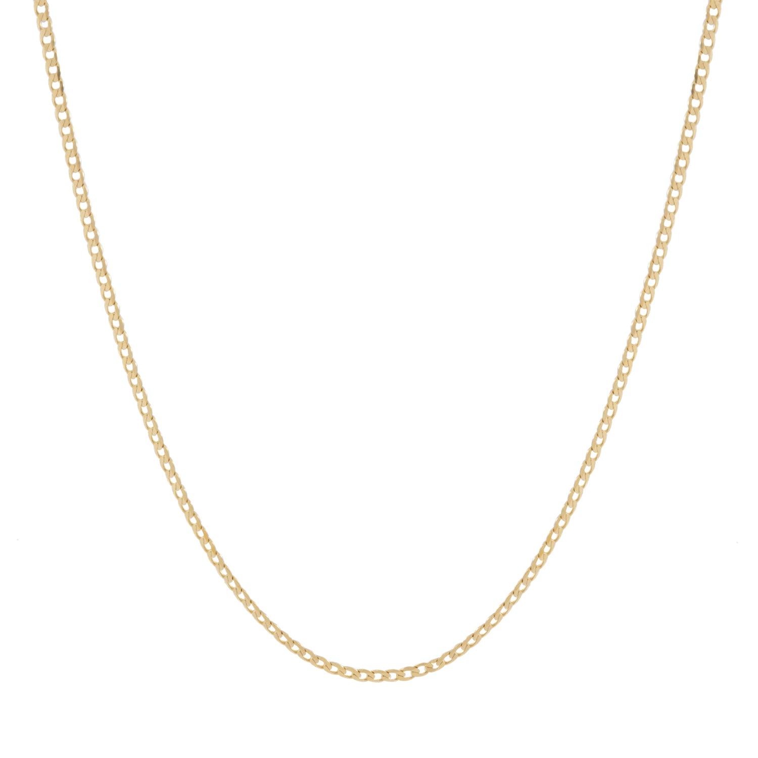 Delicate Curb Link Gold Chain - Kat Cadegan