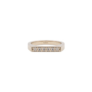 Estelle - diamond 14k white gold ring