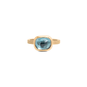 Franny - London Blue 14k Gold ring