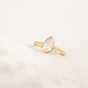 Rosie - Pear Diamond Ring