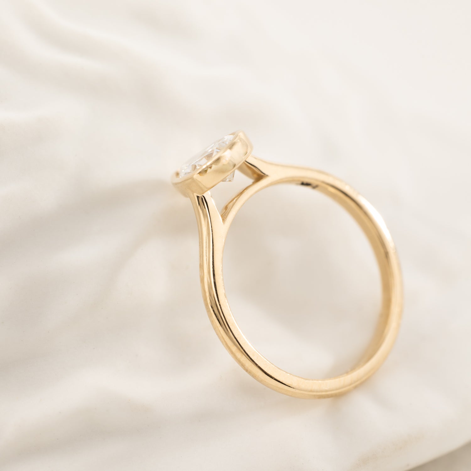 Rosie - Pear Diamond Ring