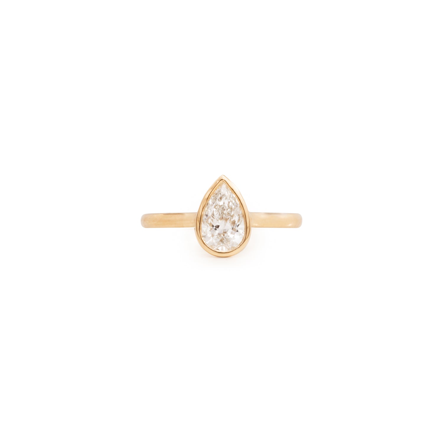 Rosie - Pear Diamond Ring