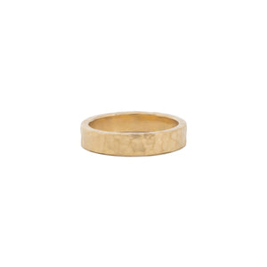 Pebble 4mm Gold Wedding Band - Kat Cadegan Jewellery