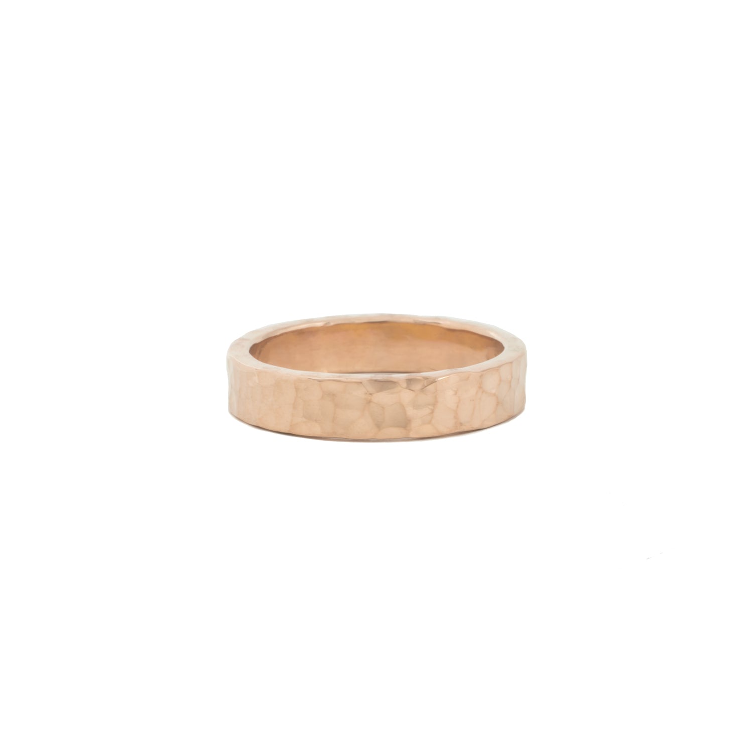 Pebble 4mm Gold Wedding Band - Kat Cadegan Jewellery