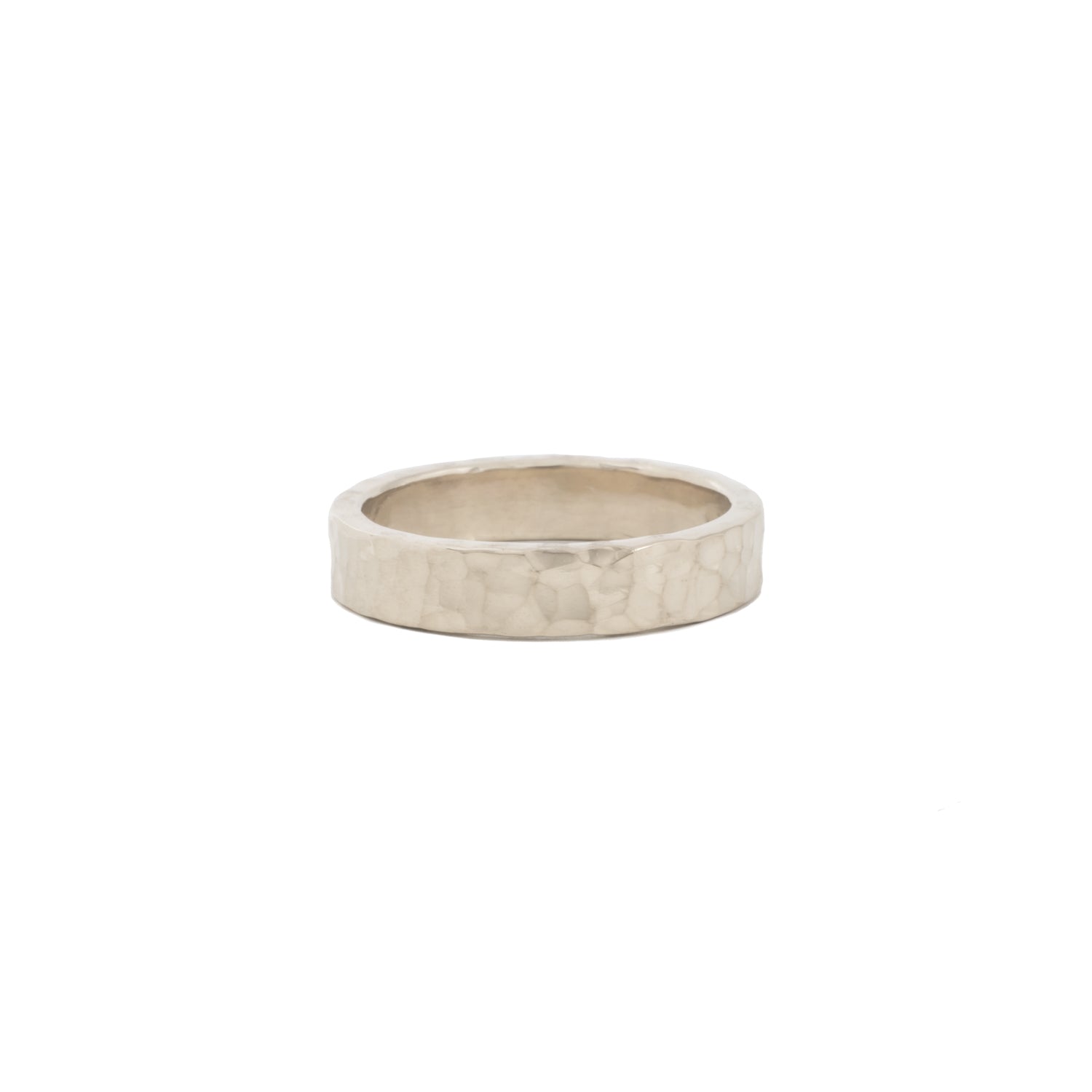 Pebble 4mm Gold Wedding Band - Kat Cadegan Jewellery