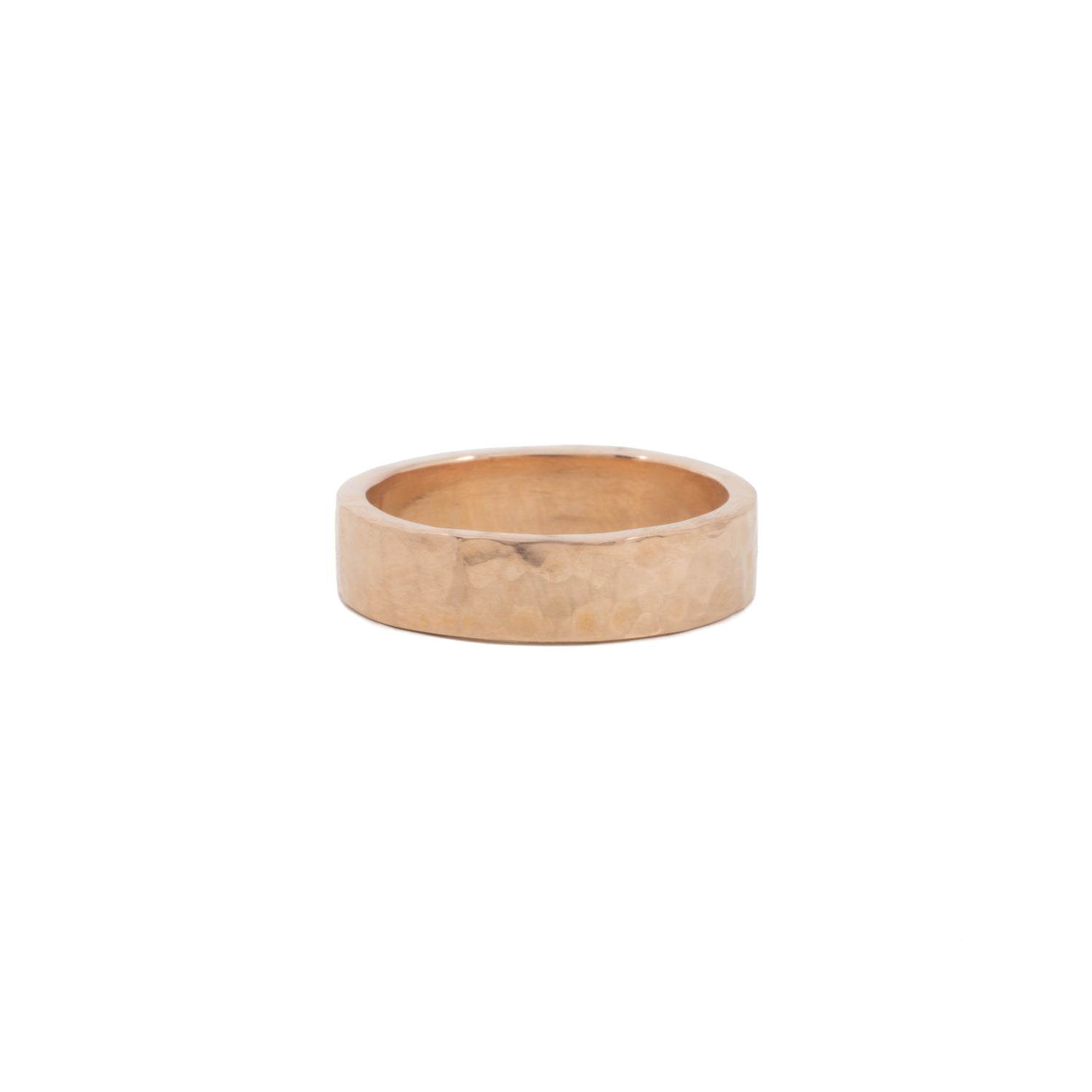 Pebble 5mm Gold Wedding Band - Kat Cadegan Jewellery