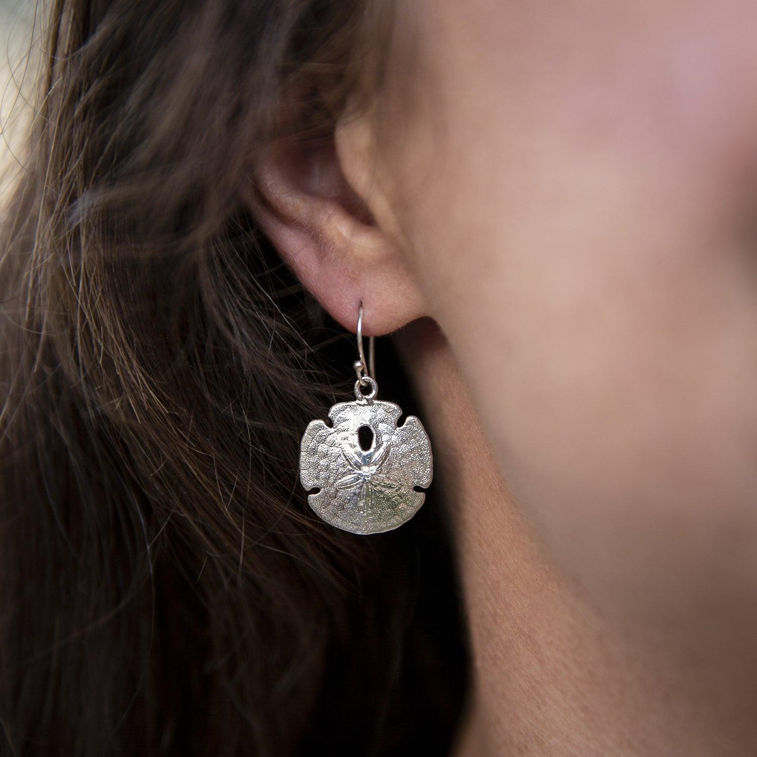 Sand Dollar Earrings - Kat Cadegan