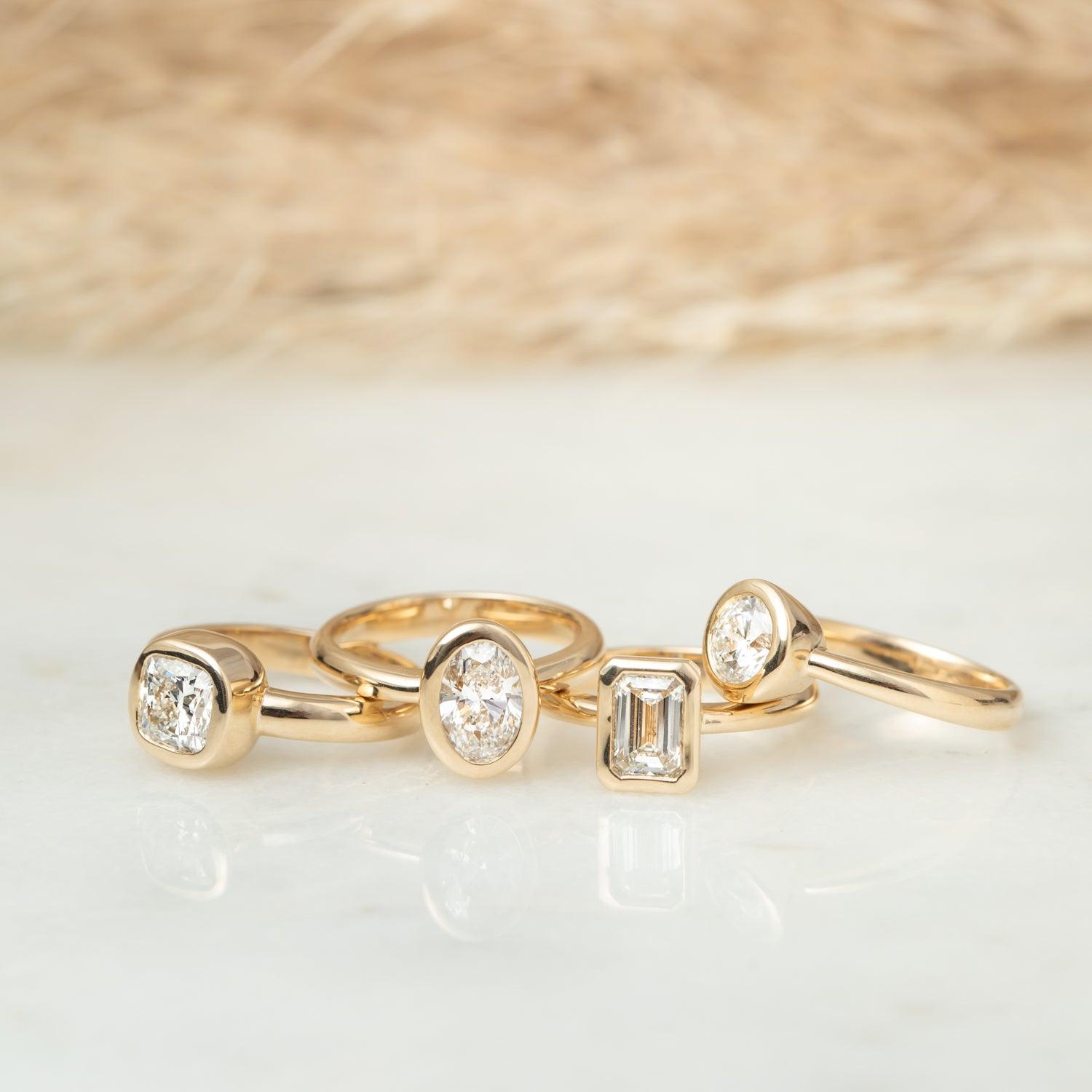 Yevheniia - Cushion Diamond Ring - Kat Cadegan